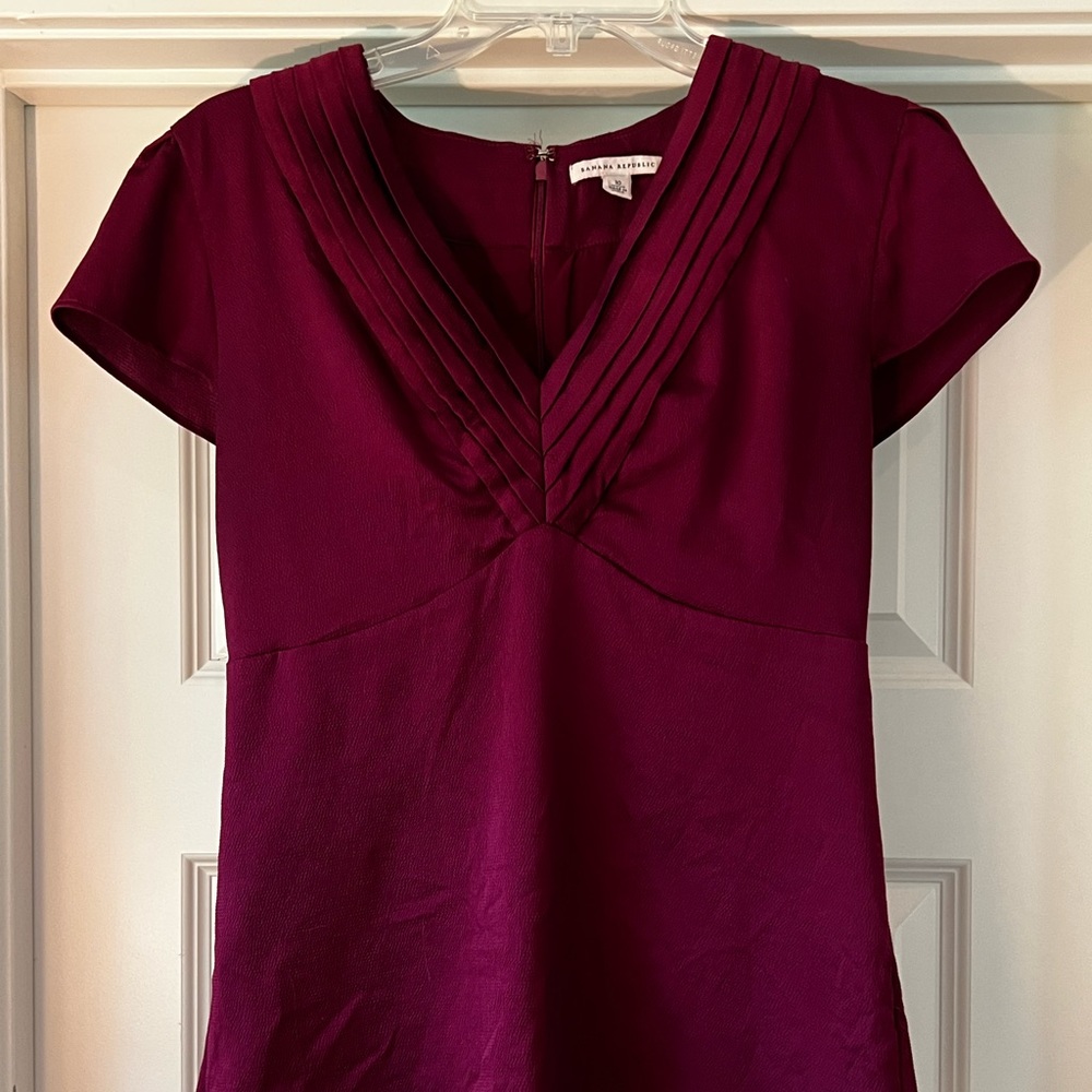 Banana Republic shirt in lovely deep plum color